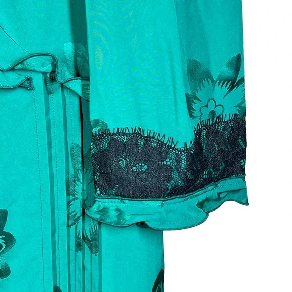 COACH Victorian Floral Green Jacquard Lace Dress Women's Size 4 / Small NEW